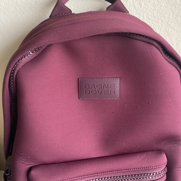 LARGE Dagne Dover DAKOTA Red Maroon Backpack Laptop bottle TRAVEL luggage bag - Picture 6 of 15
